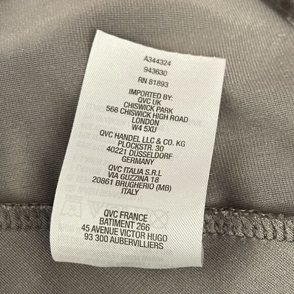 Isaac Mizrahi Live QVC Women's Mock Turtleneck Top Small Gray Long Sleeve - Picture 9 of 9